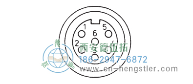 RI36-O標(biāo)準(zhǔn)實(shí)心軸光電增量編碼器外形及安裝尺寸(電氣連接 M16 連接器 Binder，6 腳) 德國(guó)hengstler(亨士樂(lè))編碼器