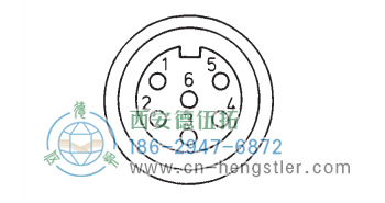 RI58-O/RI58-T標準實心軸光電增量編碼器(電氣連接 M16 連接器(Binder)，6腳) 德國hengstler(亨士樂)編碼器